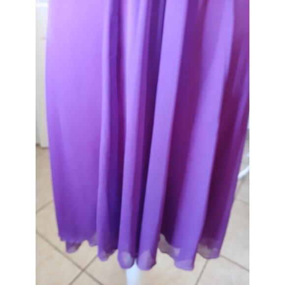 Windsor Beaded Waist Party Cocktails Dress Purple Medium Cocktails Embellished - Picture 8 of 15